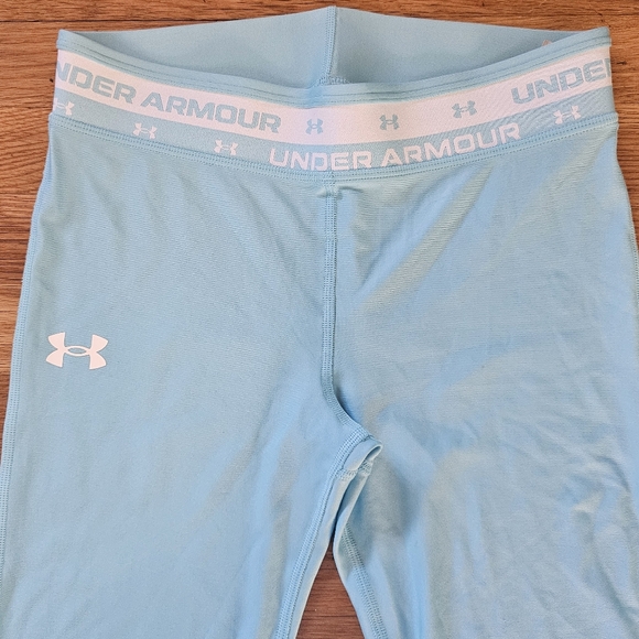 Under Armour Other - Under Armour LogoElastic Waistband Light Blue Athletic Pants Girls Youth Size XL